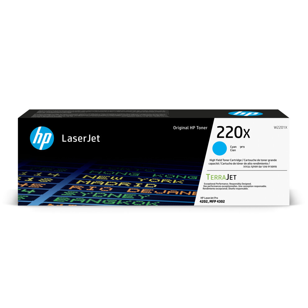 Hp 220X Cyan Original Laserjet Toner