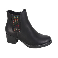(UK Size 5) Cipriata ANNELLA L591 Ladies Memory Foam Inside Zip Gusset Causal Ankle Boots