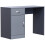Home Discount (Grey) Hudson 1 Drawer 1 Door Computer Desk Office Study 8