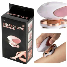 Heart Of Love Flawless Body Hair Remover - Waterproof, Rechargeable, 100% Painless - Multi-Use for Armpits, Legs, Thighs, Ankles & Intimate Areas