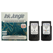 (PG540 Black & CL541 Colour) Ink Jungle PG540 Black & CL541 Colour Ink Cartridges for Canon MG2150 MG2250 MG3150 MG3250 MG3255 MG3550 MG3650 MG4150 MG4250 TS5150 TS5151 Printers - Refurbished