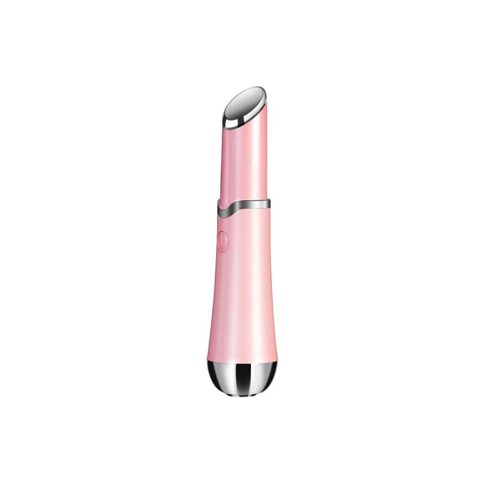 Veeki Dark/Pink Ideal Swan Eye Massager Wand - Chargeable Facial Massager - Eye Massager For Circles, Eye Bags, Puffiness Under Eyes (Pink)