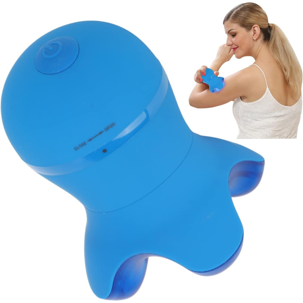 Veeki Mini Handheld Vibration Massager, Electric Massagers Self Massage Relaxation For Hand Head Neck Back Legs Arms, Battery Or Usb Operated