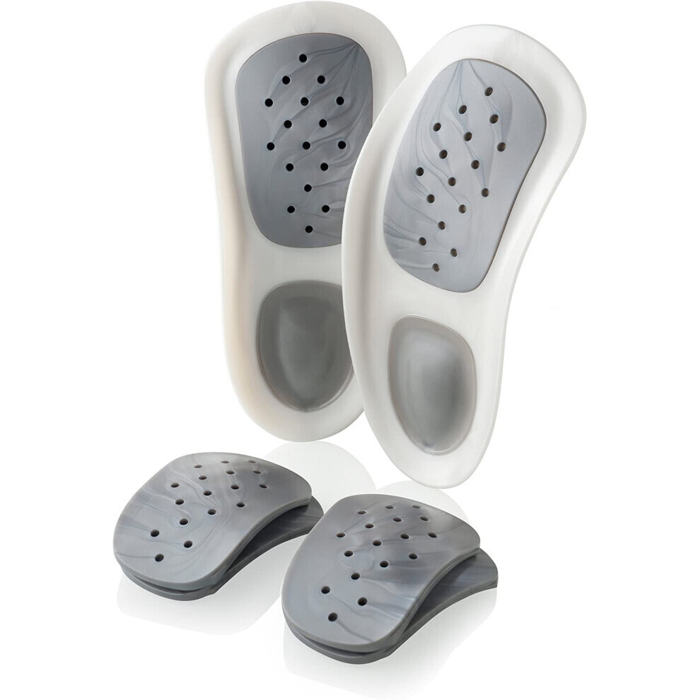 WalkFit Platinum Foot Orthotics Plantar Fasciitis Arch Support Insoles Relieve Foot Back Hip Leg and Knee Pain