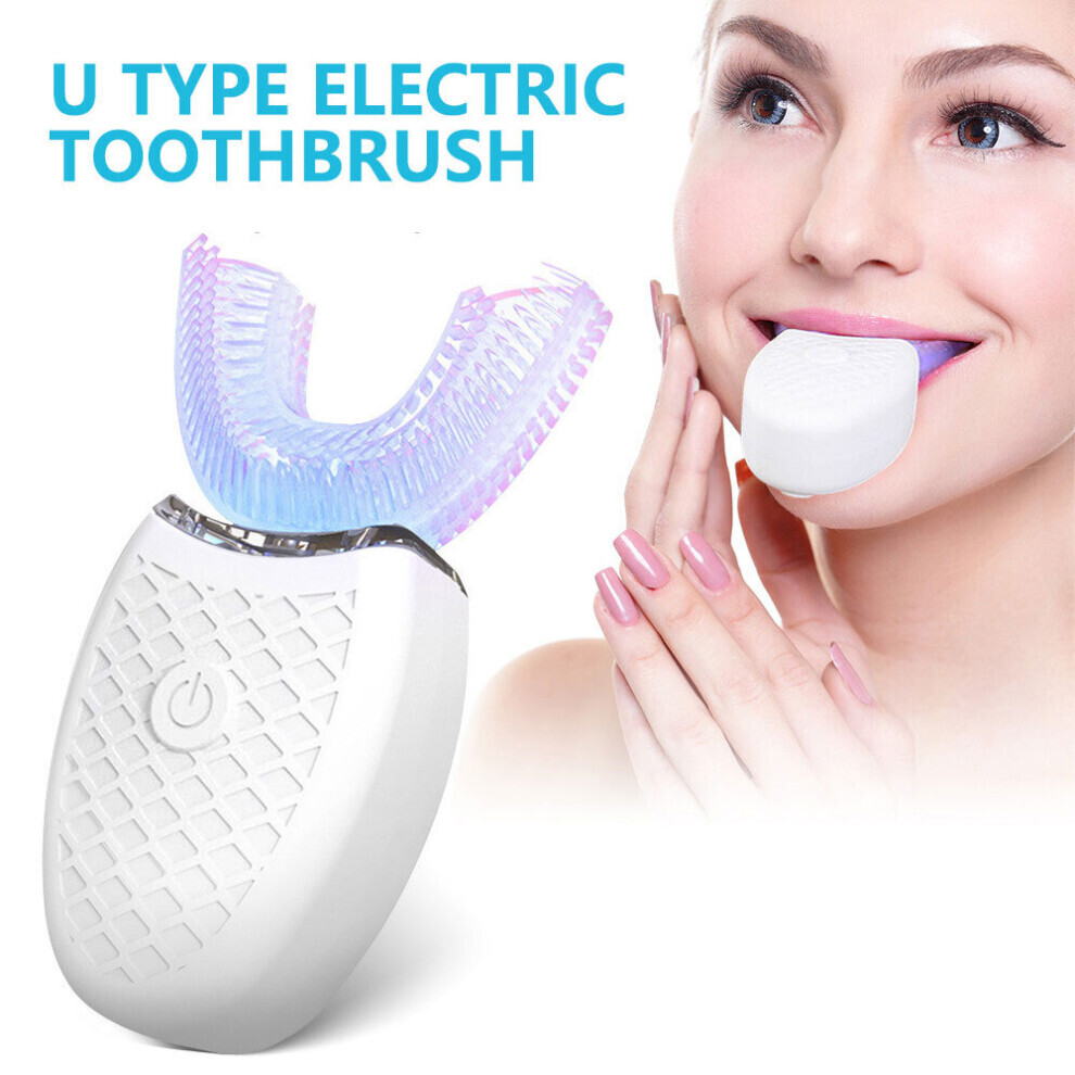 Electric Sonic Ultrasonic Automatic Toothbrush U-Shaped Wireless Whitening Brush Adult