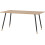 Seconique Hamilton Dining Set with 4 Lukas Chairs Medium Oak Effect Green Velvet 4