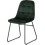 Seconique Hamilton Dining Set with 4 Lukas Chairs Medium Oak Effect Green Velvet 6