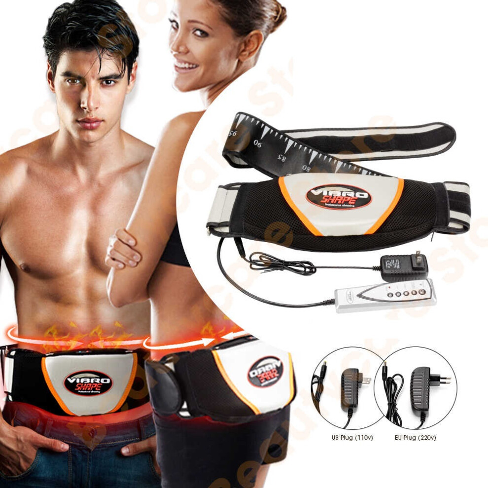Vibro Shape Electronic Heat Slimming Vibration Belt|Fat Burner|Professional Slimming Belt|Electric Vibrating Waist Trimmer Belt|Portable & Easy to use
