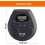Denver Tragbarer CD-Player - DENVER - DMP-395B - Schwarz - CD-Player - MP3-Player 8