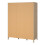 Madrid Wardrobe with 3 Doors in Jackson Hickory Oak 4