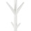 Ascot Coat Hanger in White 6