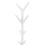 Ascot Coat Hanger in White 4