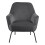 Melissa Lounge Chair in Dark Grey 2