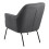 Melissa Lounge Chair in Dark Grey 3