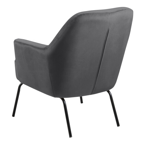 Melissa Lounge Chair in Dark Grey 2