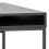 Seaford 1 Drawer Office Desk in Ash Black 7