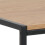 Seaford Office Desk in Black & Oak 5