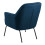 Melissa Lounge Chair in Navy Blue 3