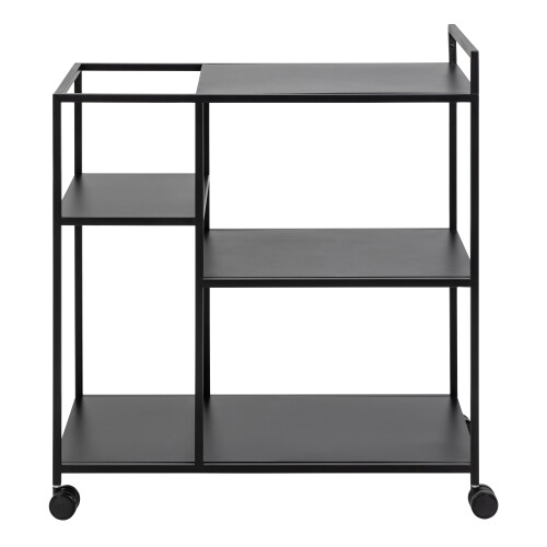 Newcastle Serving Trolley in Matt Black 1
