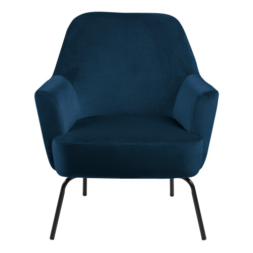 Melissa Lounge Chair in Navy Blue 1