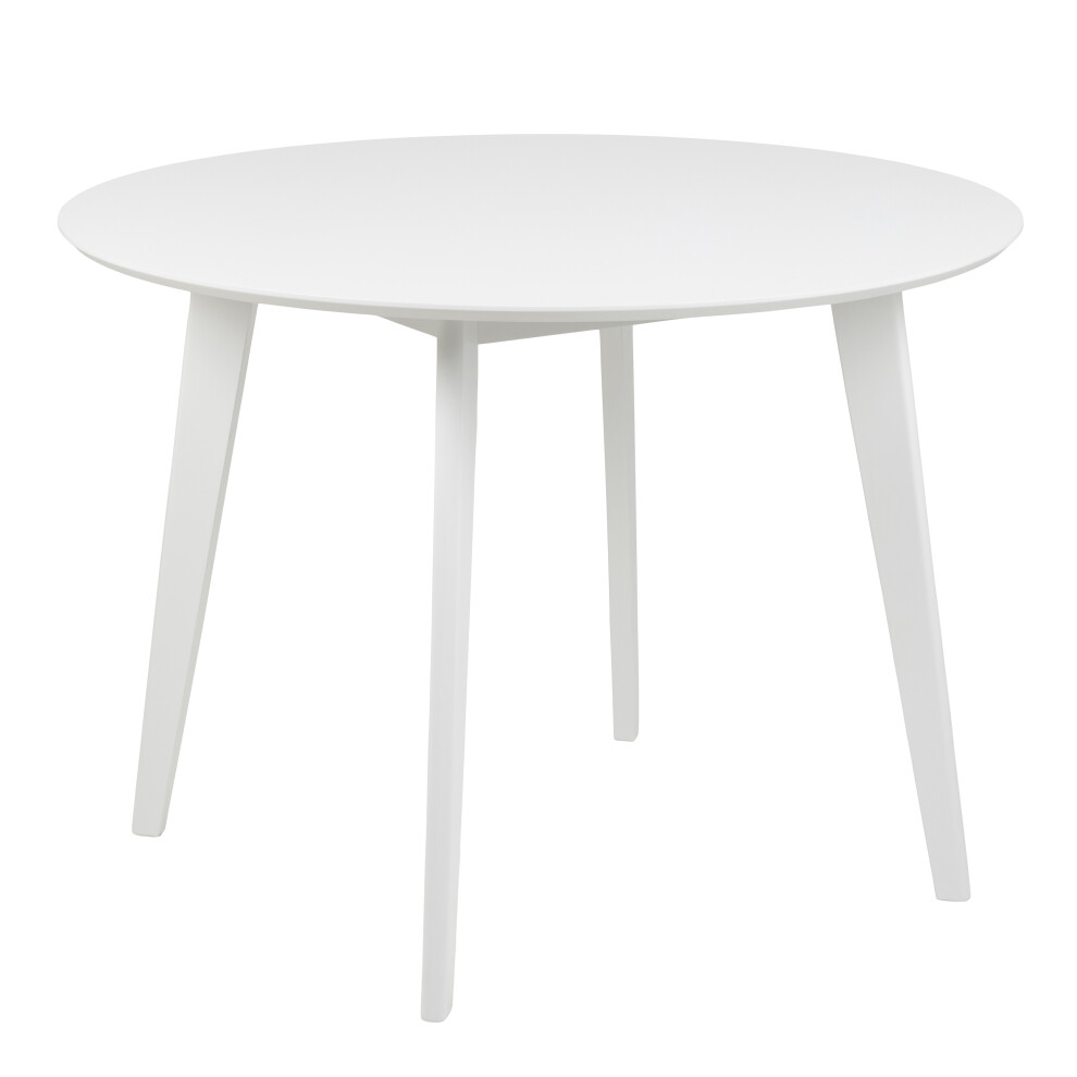 Net Furniture White Roxby Round Dining Table In