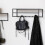 Seaford Coat Rack in Black And Oak 3