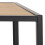 Seaford Black Metal Coat Rack with Oak Top 6