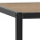 Seaford Black Metal Coat Rack with Oak Top 8
