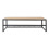 Seaford Black Metal Coat Rack with Oak Top 2