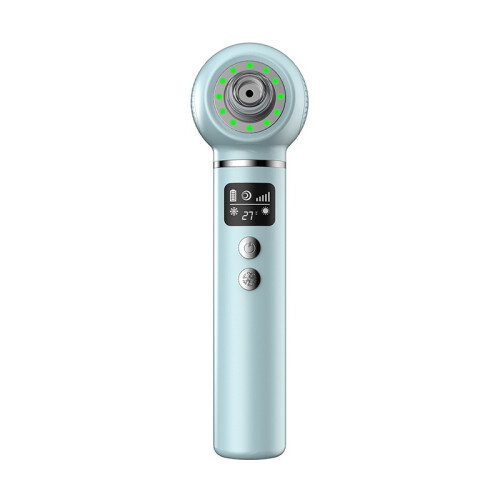 Blackhead remover, visual LED display pore cleaner, cooling and heating blackhead remover(blue)