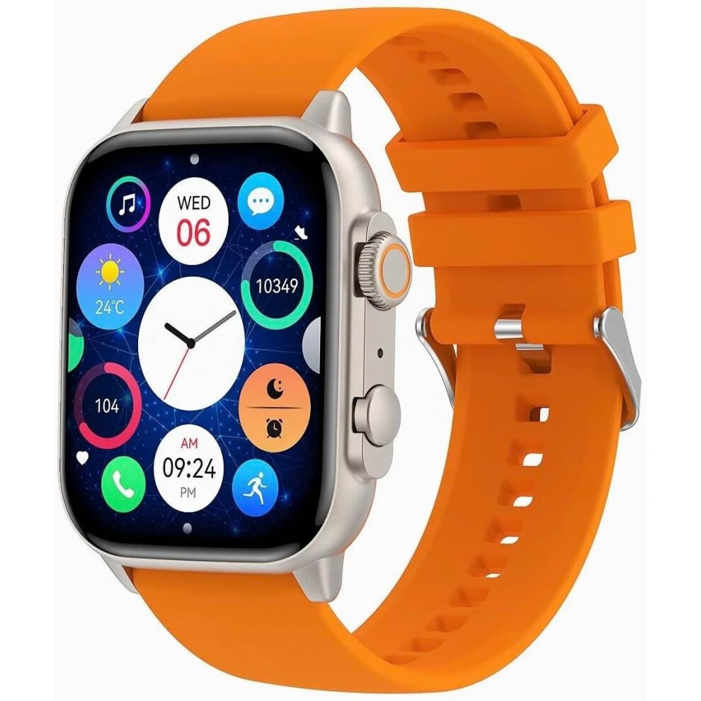 Chronus Chronus Smartwatch, 1.96" Bluetooth, Amoled Hd Screen, 410*502, Health Monitor, Orange 6976919918283