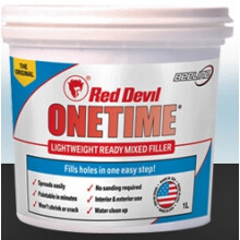Red Devil OneTime Filler Lightweight 1 Litre + 25% FREE