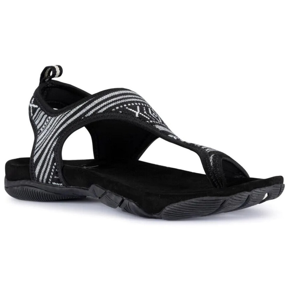 (5 UK, Black) Trespass Womens/Ladies Beachie Sandals