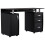 Home Discount (Black) Otley 3 Drawer Computer Desk PC Office Workstation 8