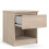 Naia Bedside 1 Drawer 1 Shelf in Jackson Hickory Oak 4