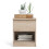 Naia Bedside 1 Drawer 1 Shelf in Jackson Hickory Oak 7