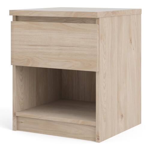 Naia Bedside 1 Drawer 1 Shelf in Jackson Hickory Oak 2