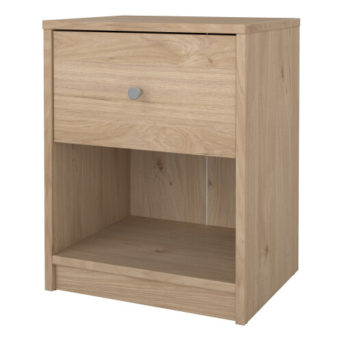 May Bedside 1 Drawer in Jackson Hickory Oak 2