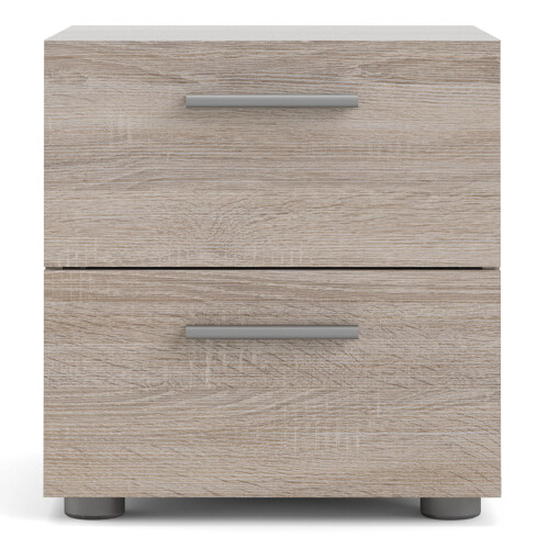 Pepe Bedside 2 Drawers in Truffle Oak 1
