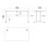 Prima Desk 150 cm in Oak with White legs 6