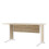 Prima Desk 150 cm in Oak with White legs 2