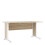 Prima Desk 150 cm in Oak with White legs 1
