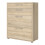 Prima Office Storage With 2 Drawers + 2 File Drawers In Oak 3
