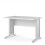 Prima Desk 120 cm in White with White legs 3