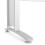Prima Desk 120 cm in White with White legs 6