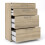 Prima Office Storage With 2 Drawers + 2 File Drawers In Oak 4