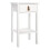 Barcelona Bedside Table with 1 Drawer in White 1