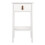 Barcelona Bedside Table with 1 Drawer in White 2