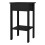 Barcelona Bedside Table with 1 Drawer in Matt Black 5