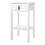 Barcelona Bedside Table with 1 Drawer in White 3